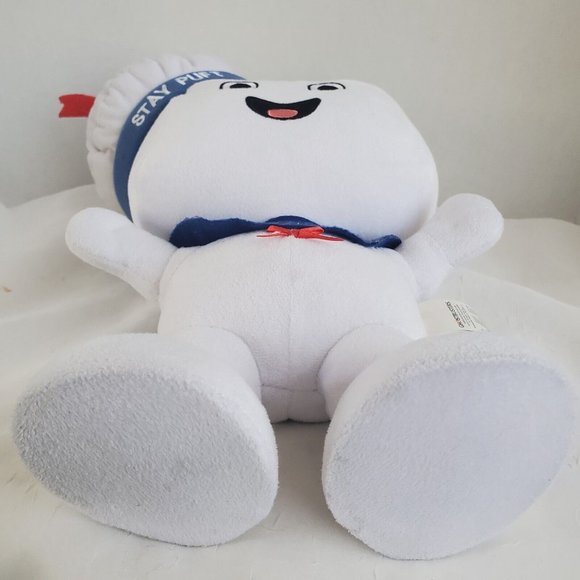 2016 GHOSTBUSTERS STAY PUFT MARSHMALLOW MAN 13” PLUSHIE ELECTRONIC SINGING - Picture 6 of 12